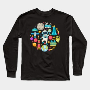 Space Colored Long Sleeve T-Shirt